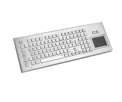 IP65 desktop metaal compact toetsenbord met touchpad industrieel pc toetsenbord