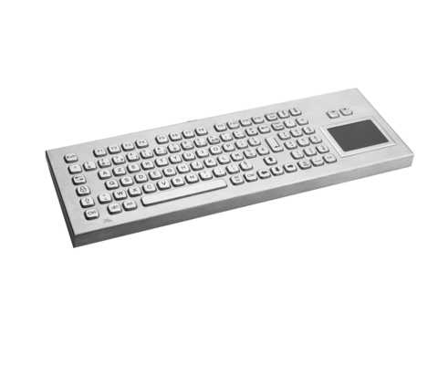 IP65 desktop metaal compact toetsenbord met touchpad industrieel pc toetsenbord