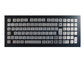 Het industriële Koisk-Metaal Mechanische Toetsenbord Zwarte IP67 schatte Wasbare Opgezette Bovenkant