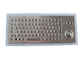 Het compacte Toetsenbord van het Formaatmetaal met Trackball IP67 Comité zet PS2 USB op