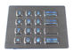 Durable16 numerieke toetsenbord van het sleutels backlit geborstelde staal met het elektronische controlemechanisme van USB