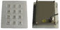 RS232 toetsenbord 12 van het interface stofdicht industrieel vlak zeer belangrijk ATM metaal sleutel