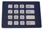 16 sleutels doorstaan toetsenbord van USB van het bewijs het industriële zwarte backlit metaal numerieke met puntmatrijs