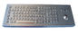 het toetsenbord van het het bewijsroestvrije staal van de 100 sleutelskras met optische trackball en numeriek toetsenbord