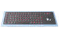 IP65 het lange Toetsenbord van slag Backlit USB met trackball, industrieel metaaltoetsenbord